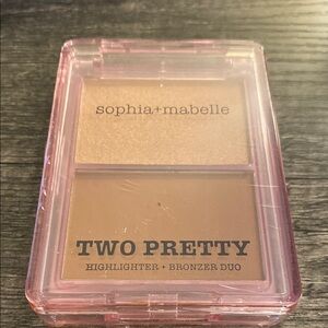 5 for $25 Two Pretty Highlighter + Bronzer Duo - Gold and Tan